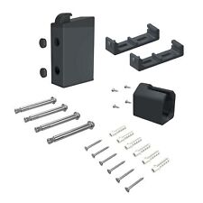 Markise Seitenmarkise Seitenzugmarkise Bodenmarkise Ersatzteilset Set Anthrazit