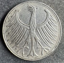 5 Mark 1961 F BRD Silberadler