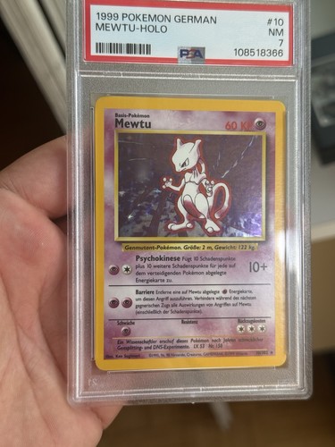 Pokémon karte mewtu psa - mewtu,