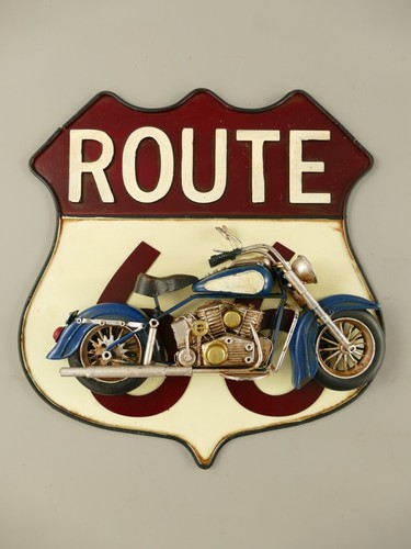 Blechschild route - blechschild, 66"