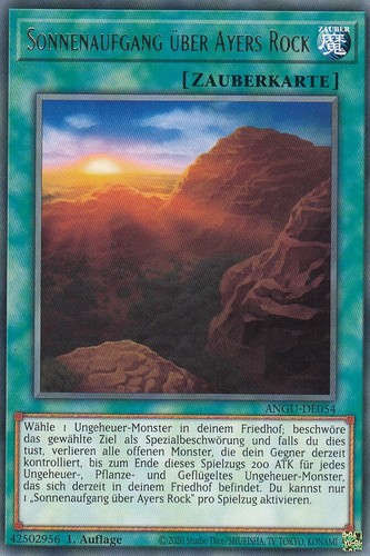 Sonnenaufgang über ayers - über,