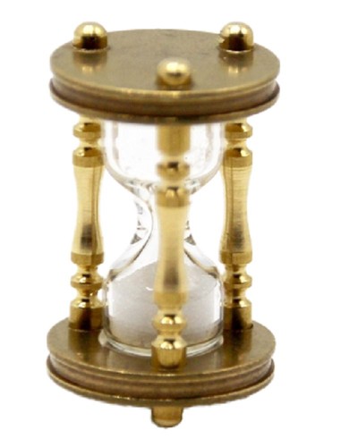 Puppenhaus messing sanduhr - messing,