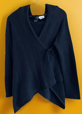 Bench Wickelpulli , Strick,Gr. L ,Longpullover, Schwarz,Jacke,Hoodie,Strickjacke