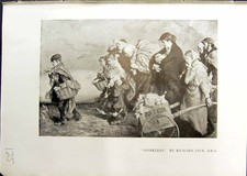 Alte Obdachlose Familien Richard Jack 1914 London Krankenhaus Krankenschwestern Lavery 20.