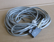 Telefonkabel TAE F - RJ11 Stecker 4-adriges 10 m. grau Telefon Fax, gebraucht