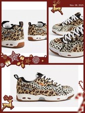 💗orig GLOBE CT-IV CLASSIC Sneaker Gr.40 Leder leo-print NEU Selten 💗RARE💗