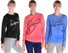 Damen Bluse Shirt mit Druck in 6 Farben Gr. 36 38 S M, 1934