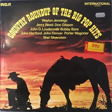 LP Waylon Jennings, Jerry Reed, Don Gibson, a.o. Country Roundup Of The Big Pop