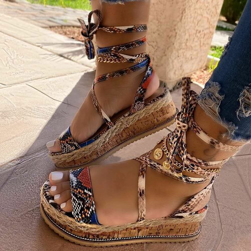 Damen riemchen gladiator - riemchen,