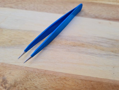 Pinzette profi blau tweezer - blau, |