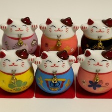 Maneki-Neko Glückskatze–6er