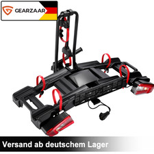 Kupplungs-Fahrradträger Heckträger Stahl für 2 Fahrräder E-Bike Abklappbar 60 KG