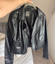 Kunstleder Jacke Gr XS