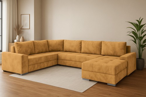 Wohnlandschaft hugo form mit - wohnlandschaft,