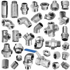 Gewinde fittings aus edelstahl - aus,