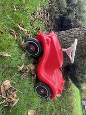 Big Bobbycar Classic Rot Rutschauto mit verstellbarer Schubstange
