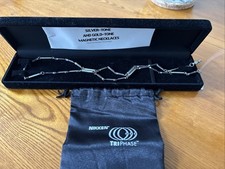 Nikken Magnetkette Silberton  Neuwertig in Originalverpackung