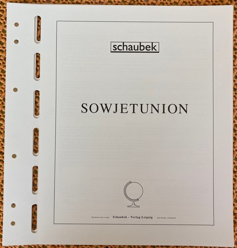Schaubek-Vordruck-Albenblätte