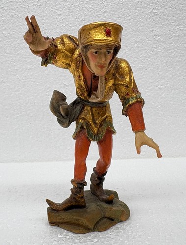 Vtg wood carved moresca morris - moresca,