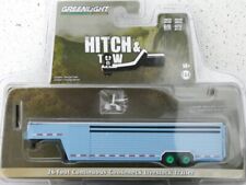 GOOSENECK Livestock Trailer - 26 foot  - CHASE CAR - Greenlight 1:64