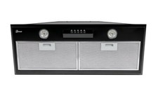 Gurari Einbau Dunstabzugshuabe 70 cm Lüfterbaustein Schwarz 1000m³/h  Haube