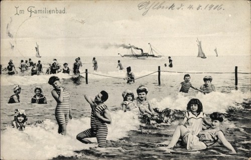 Ostseebad ahlbeck auf - ak,