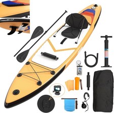 Aufblasbares SUP Board 330x76x15cm 2in1 Kajaksitz Set Bis 160kg Surf Yoga