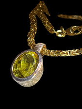 Sonnen Topas Collier Anhänger