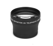 2.0x - 37mm HD Tele Vorsatzlinse Echtglas Marken Optik Vorsatz Linse Objektiv 2x
