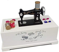 Holz Nähkästchen Weiß -