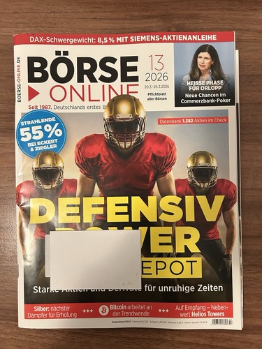 Börse online 2026 - börse, 13-2026