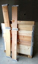 6 St. Holz-Aufsatzrahmen für Europaletten, als Hochbeet o. Kompost nutzbar gebr.