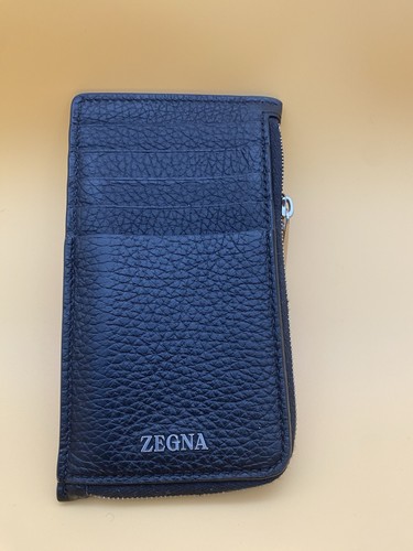 Zegna kartenetui mit münzfach - zegna,