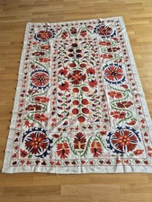 Usbekischer Wandbehang Handarbeit - Suzani - Tagesdecke - Überwurf