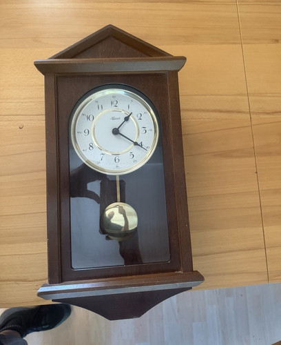 Hermle wanduhr holz - hermle, braun