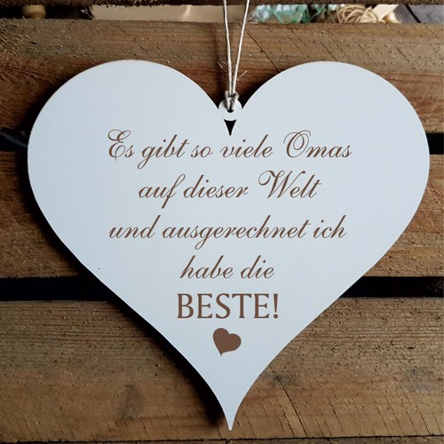 Dekoschild schild herz beste - herz,