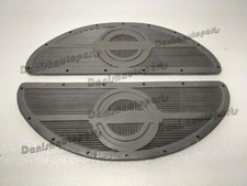 Paar Harley Knucklehead Panhead schwarze Trittbretter Gummis für 1940-1965