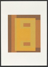 Josef Albers Komposition 22 Druckgrafik nach Siebdruck