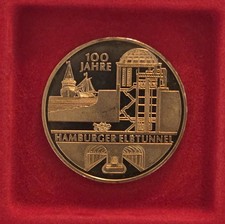 10 Euro Gedenkmünze - 100 Jahre Hamburger Elbtunnel - 2011 J