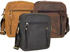 Vintage mittel große Leder