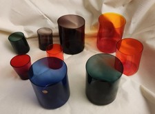 Trinkgläser Schnapsgläser Set bunt Marke "Ingrid Glas" 9 teilig