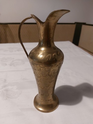 Messing vase höhe cm - 20,