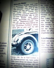 VW Käfer Neu Hinterachse Sprintstars! beetle Typ 34 Karmann AD Tuning GF 1967 04