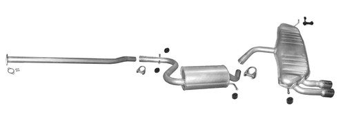 Auspuff für audi - auspuff,