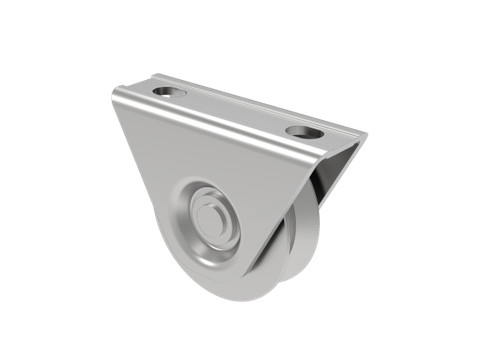 Schiebetorrolle rille ø60mm - v-rille,