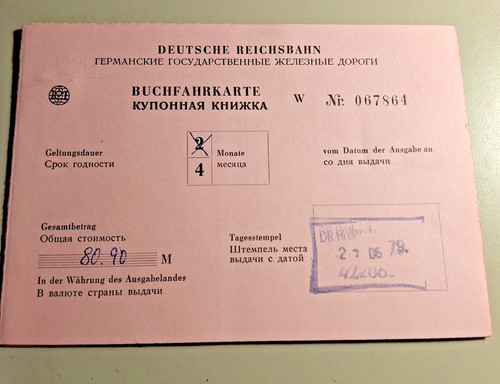 Alter fahrkarte deutsche - alter,