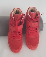 K1X Basketball-/Freizeitschuh sehr guter Zustand Rot mit Klettverschluss