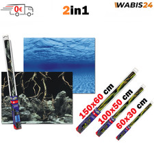 Aquarium Rückwandfolie 2in1