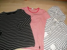 Hoodie H&M 2 Shirts maritim gestreift H2O Sure + Tasche Gr.  L 42 Damen Mädchen