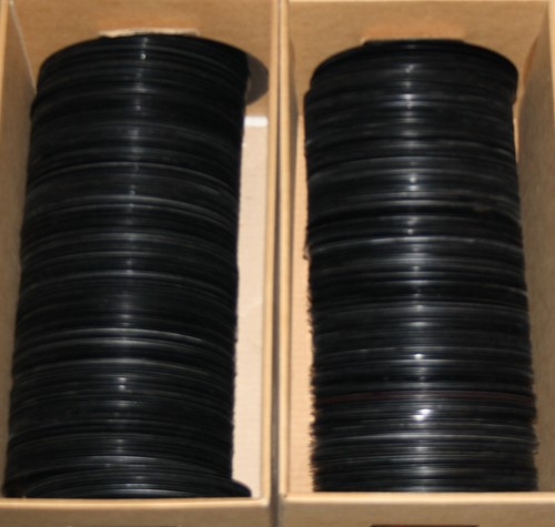 100 singels schallplatten - 100,